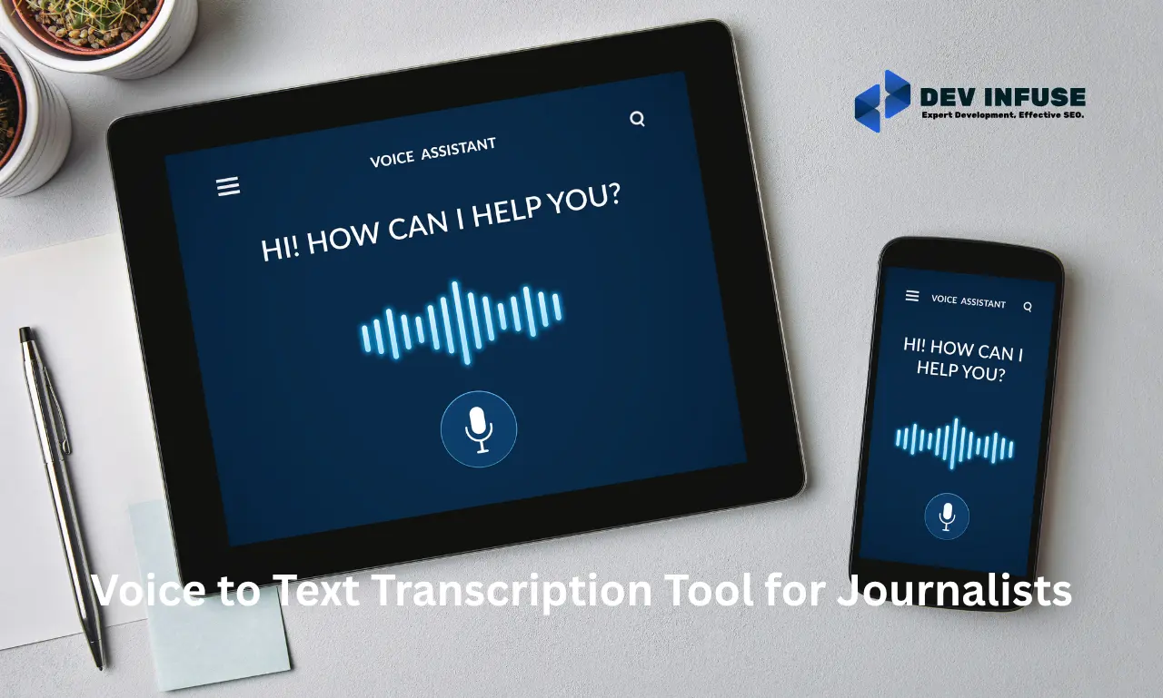 Voice to Text Transcription Tool for Journalists