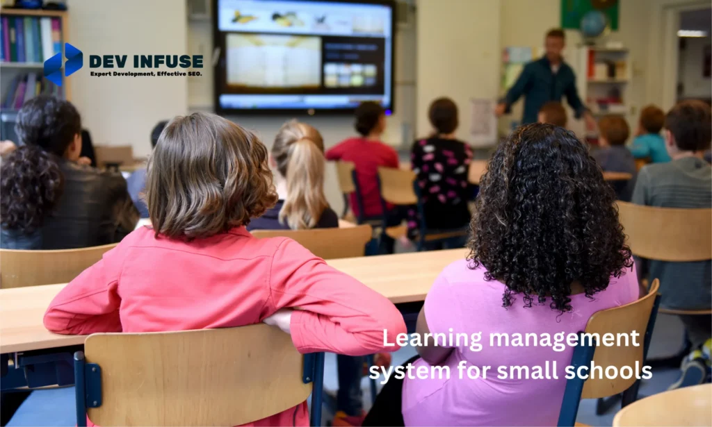 Learning management system for small schools