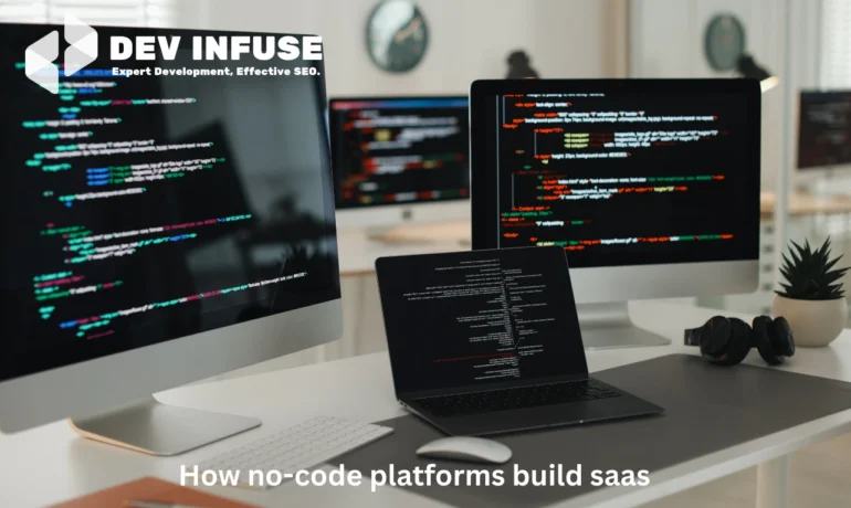 How no-code platforms build saas